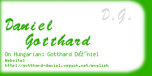 daniel gotthard business card